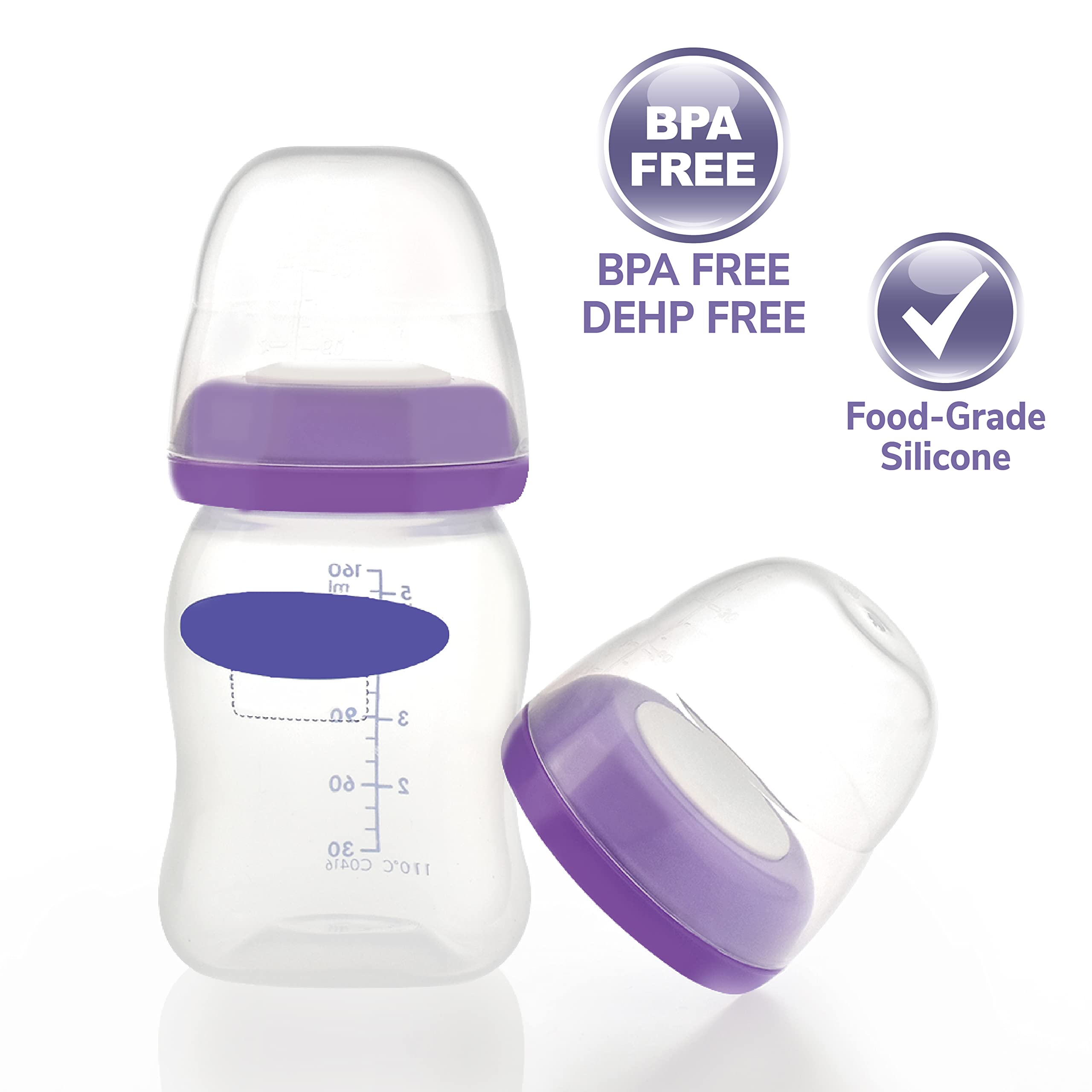 Maymom BPA and DEHP free seals with FDA registered status