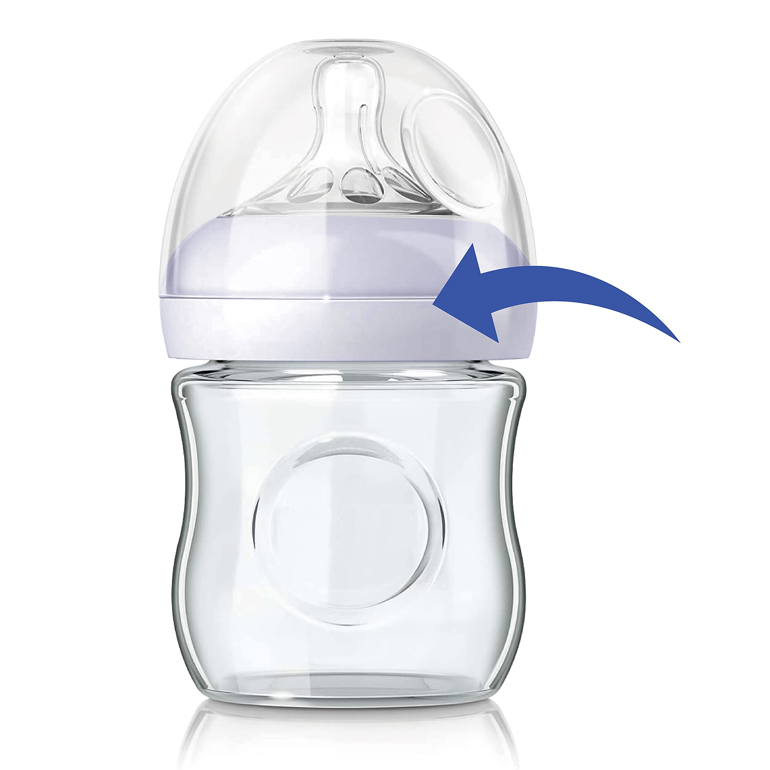 Maymom BPA-free screw ring highlights safe material for everyday bottle use.