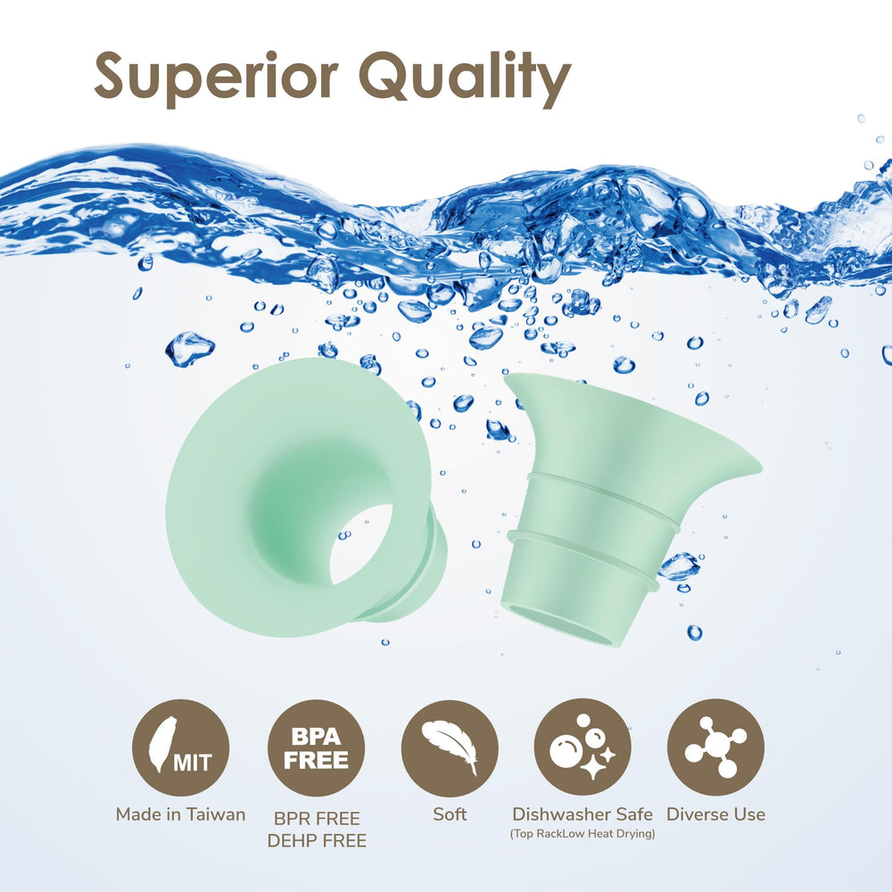 Maymom BPA-free silicone insert safe for baby and mom.