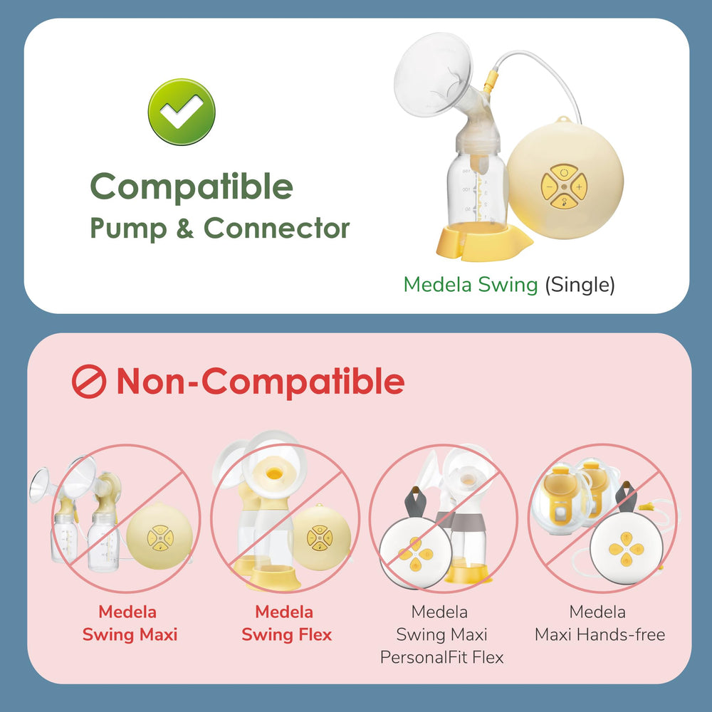 Maymom BPA-free tubing badge highlights safe materials for pumping sessions