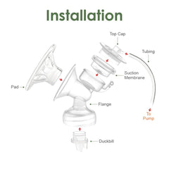 Maymom massage pad detail offering comfortable contact during pumping