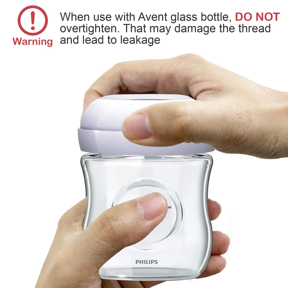 Maymom-compatible with Avent Natural nipple ring for versatile bottle configurations.