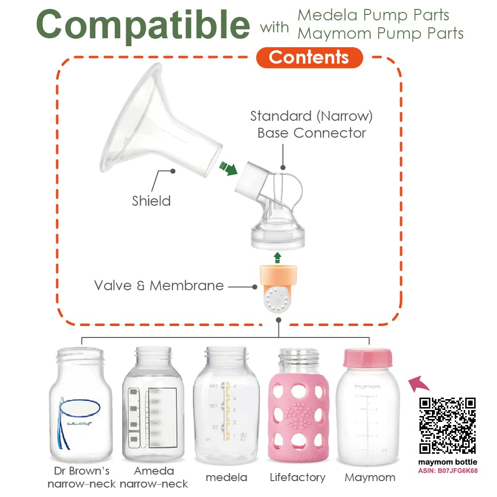 Maymom-compatible Medela pump-parts support flexible compatibility across models