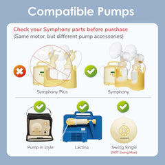 Maymom connector back air path enables flexible airflow compatibility with various flange types.