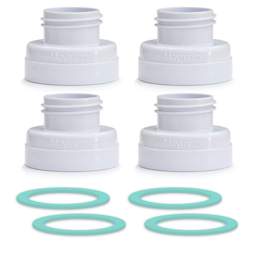 Maymom conversion kit with four conversion rings for versatile bottle compatibility.