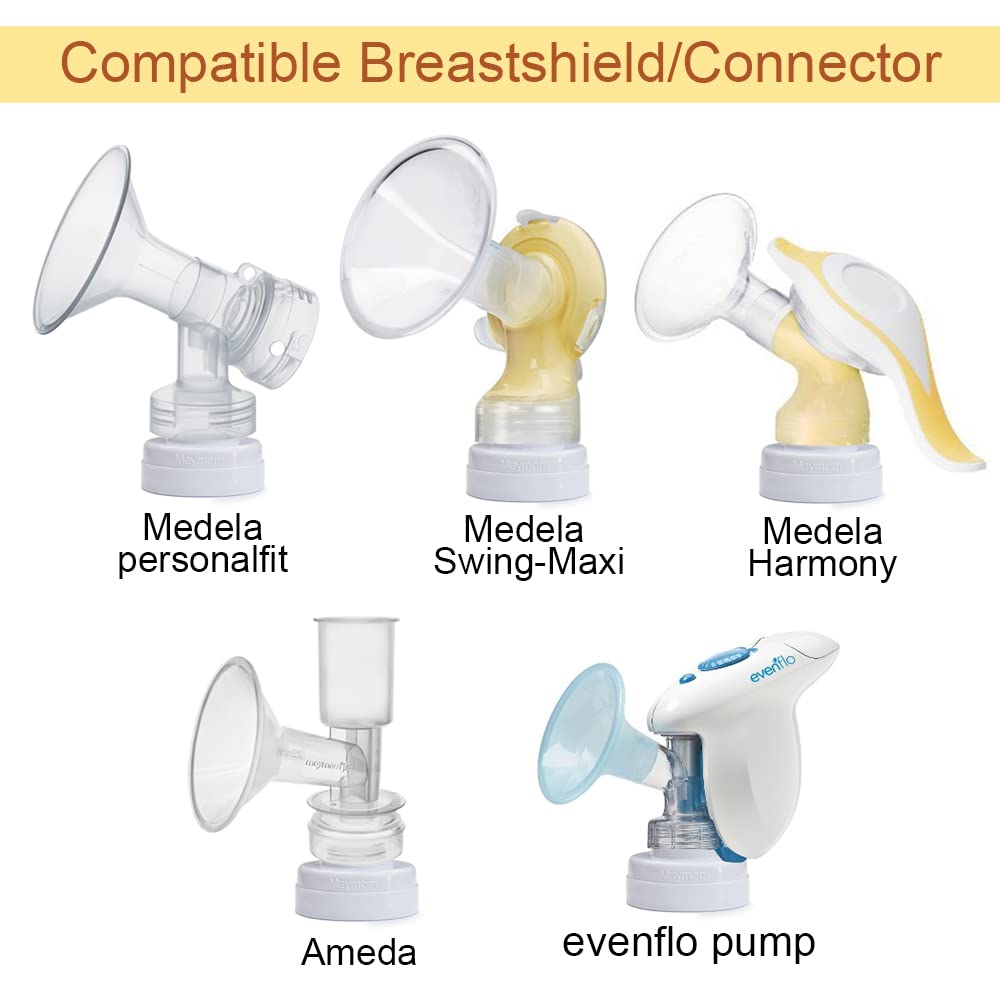 Maymom conversion kit lets you pump directly into Avent bottles for convenience.