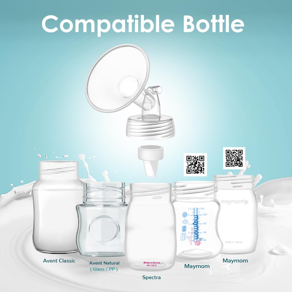 Maymom flange is top-rack dishwasher safe for easy cleaning