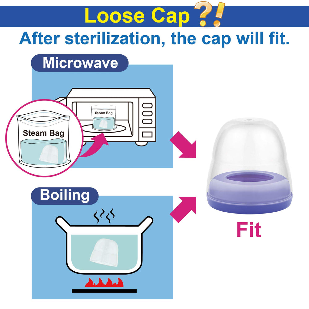 Maymom dome cap BPA-free material highlights safe-for-food handling