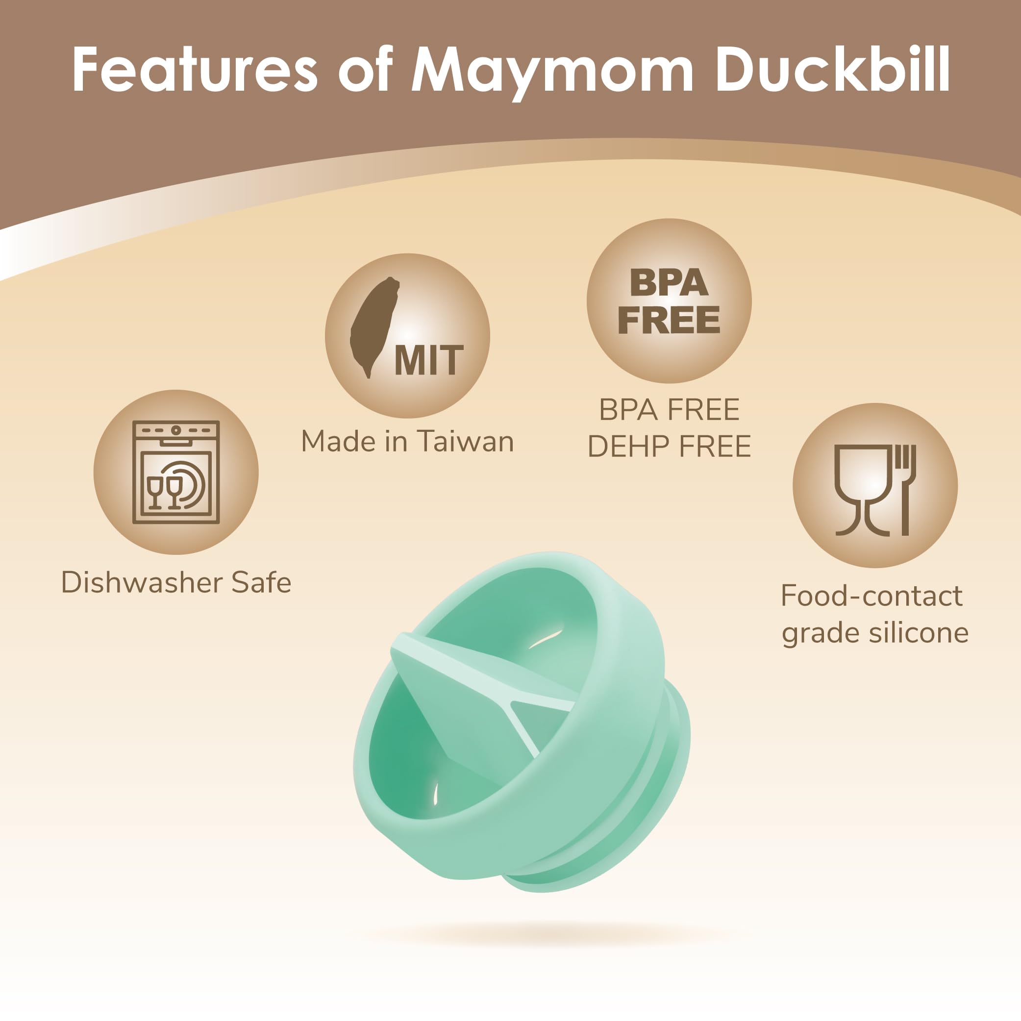 Maymom duckbill valve Elvie Stride compatibility showcase aligns with Elvie accessories.