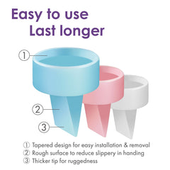 Maymom pink duckbill valve compatible with Spectra S1, supports consistent suction.