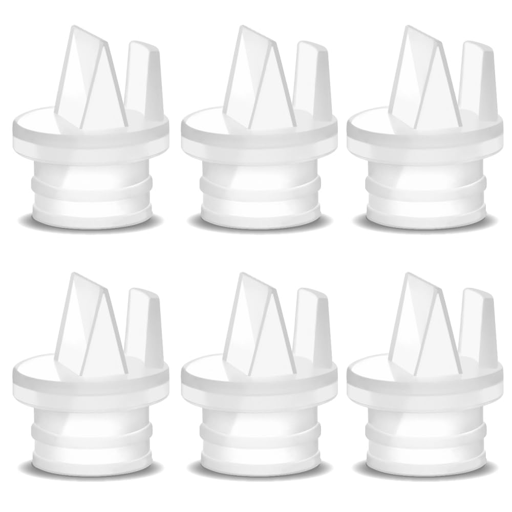 Maymom duckbill valve with pull tab enables quick, tool-free attachment.