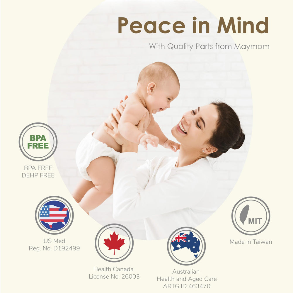 Maymom duckbill valve offers reliable milk flow with Spectra pumps.