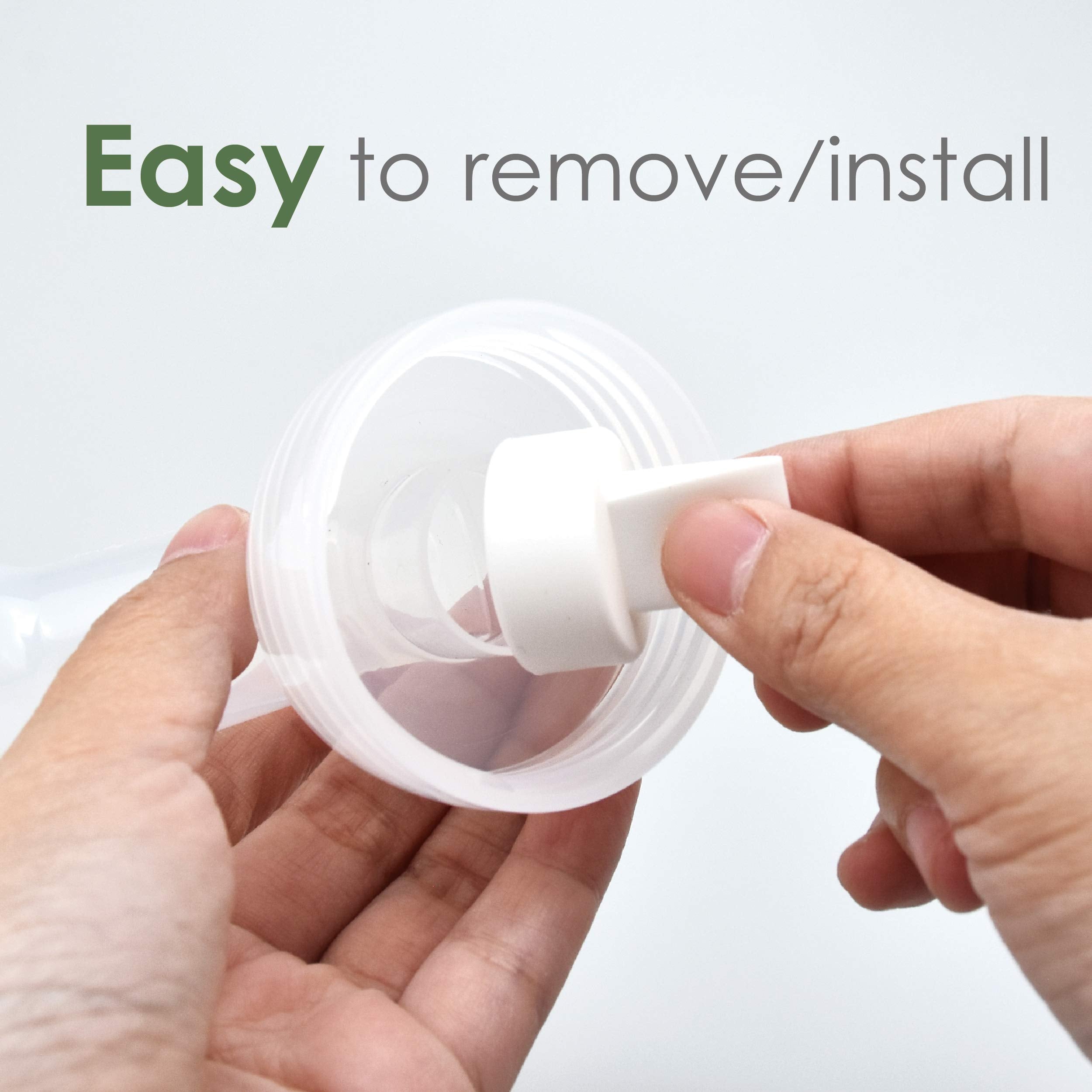 Maymom BPA-free duckbill valve suitable for safe steam cleaning and reuse.