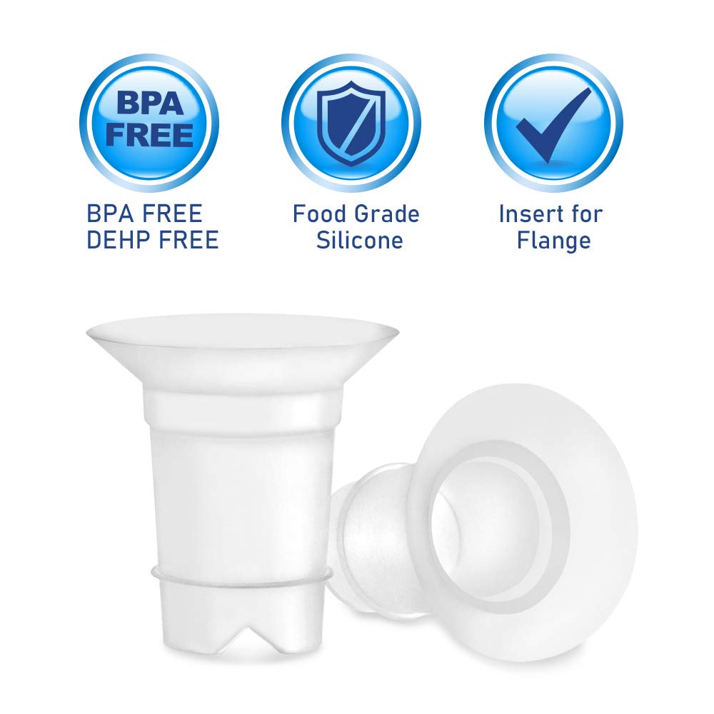 Nipple diameter guidance 18-20mm with Maymom 21mm inserts.