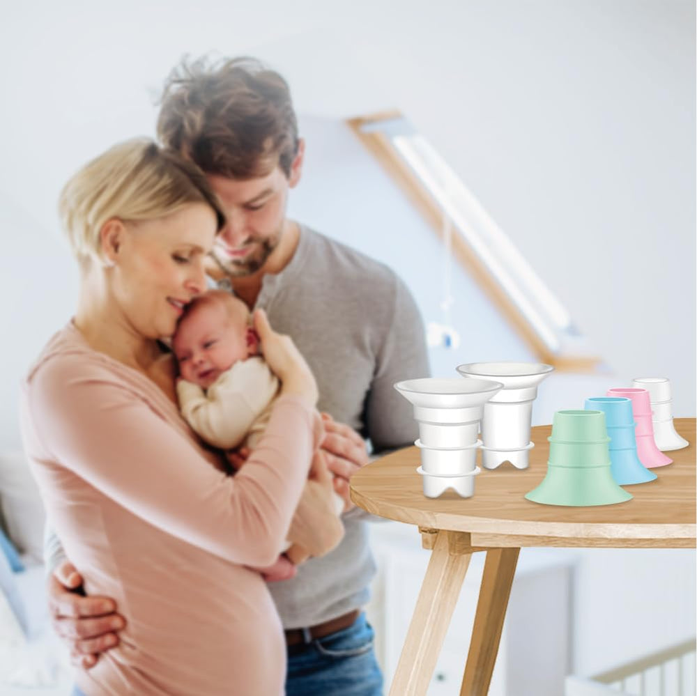 Maymom handsfree bra compatible insert shown in action.