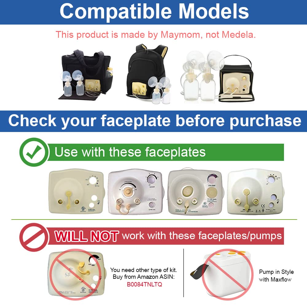 Maymom Medela compatibility shows proper connection with Pump in Style.