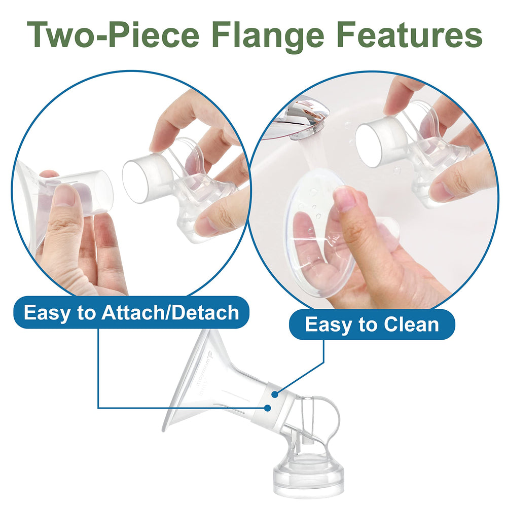 Maymom compatibility with Medela top-hole pumps enables flexible pumping options.