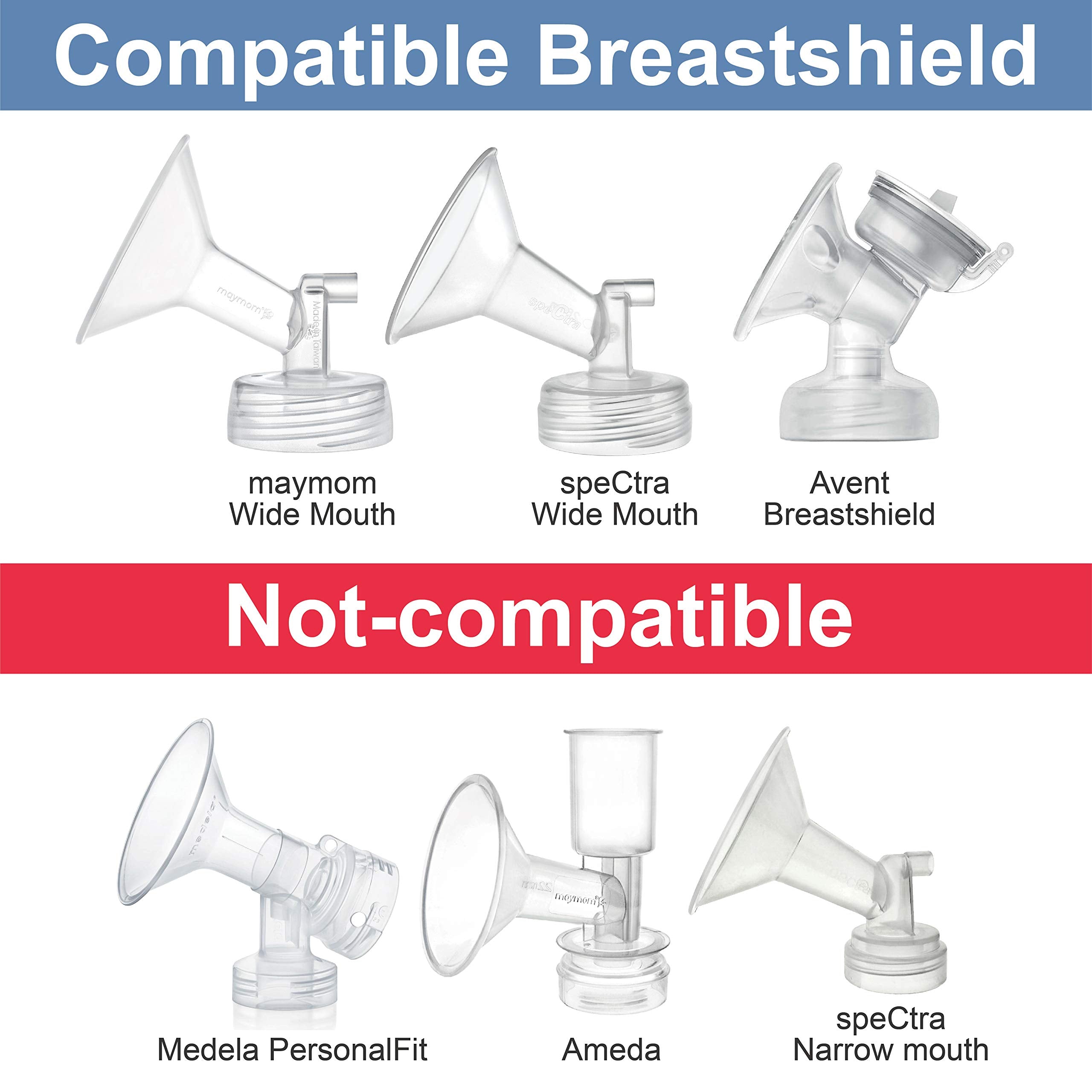 Maymom Milkbag Adapter no microwave sanitization; boil water instead.