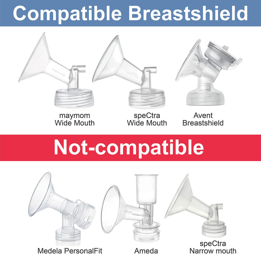 Maymom Milkbag Adapter no microwave sanitization; boil water instead.