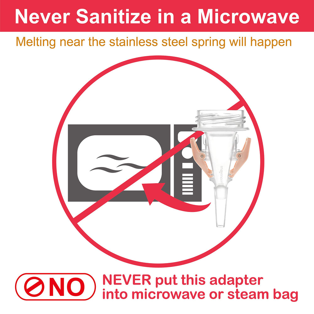 Adapter connected to Spectra S1/S2 flange enables direct bag pumping.
