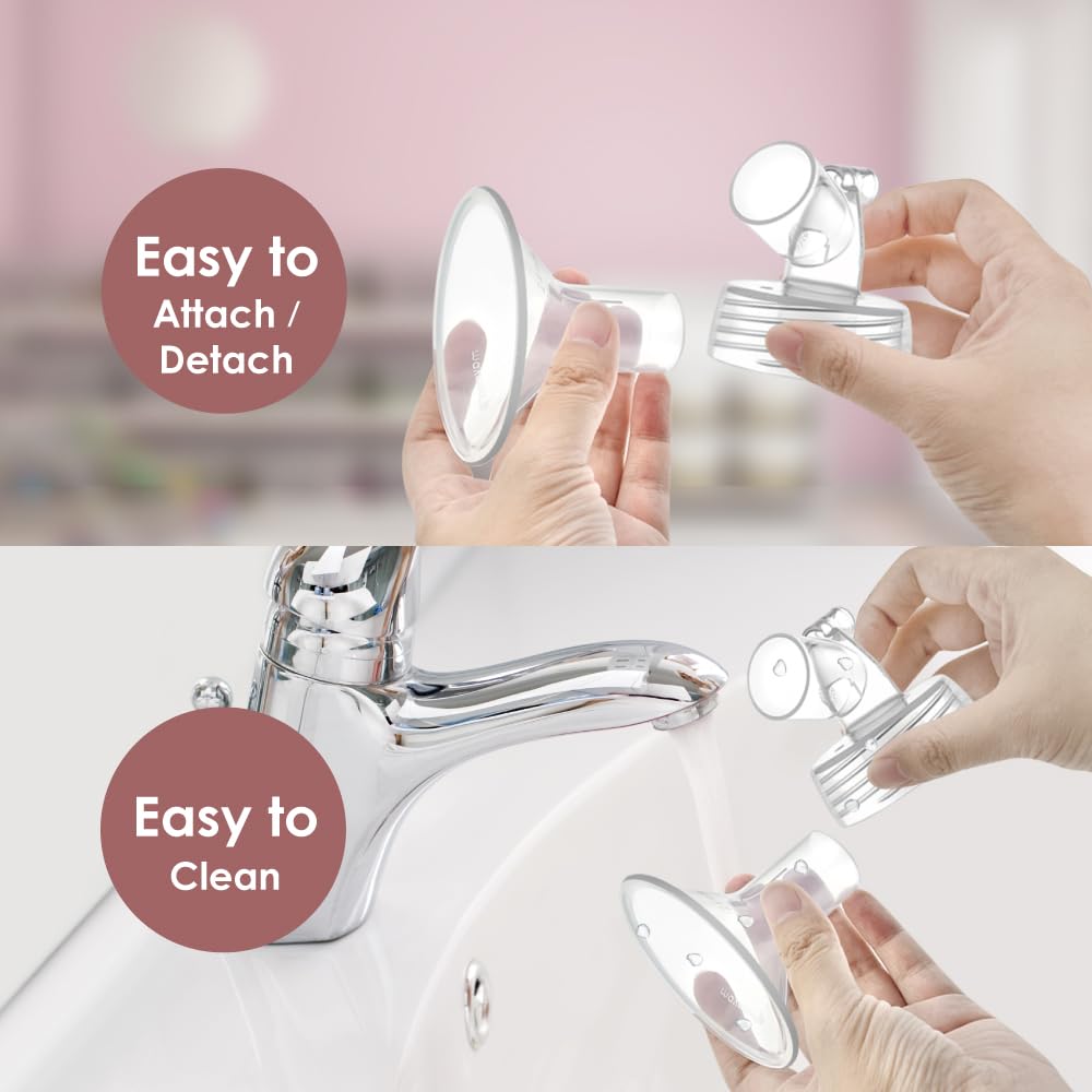 Maymom MyFit Classic 19mm shield compatible with Medela pumps.