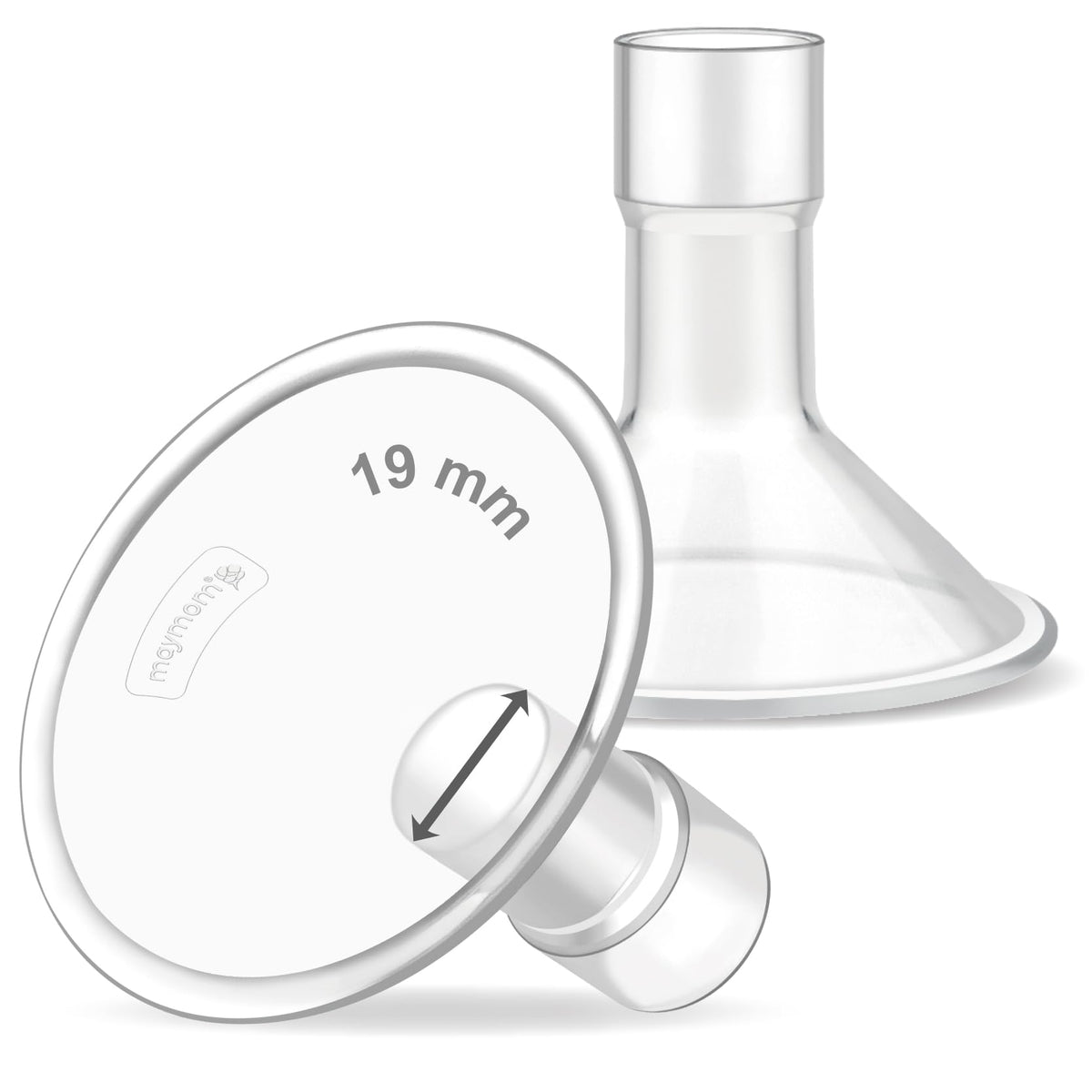 Maymom MyFit Classic 19mm shield packaged for clean storage.