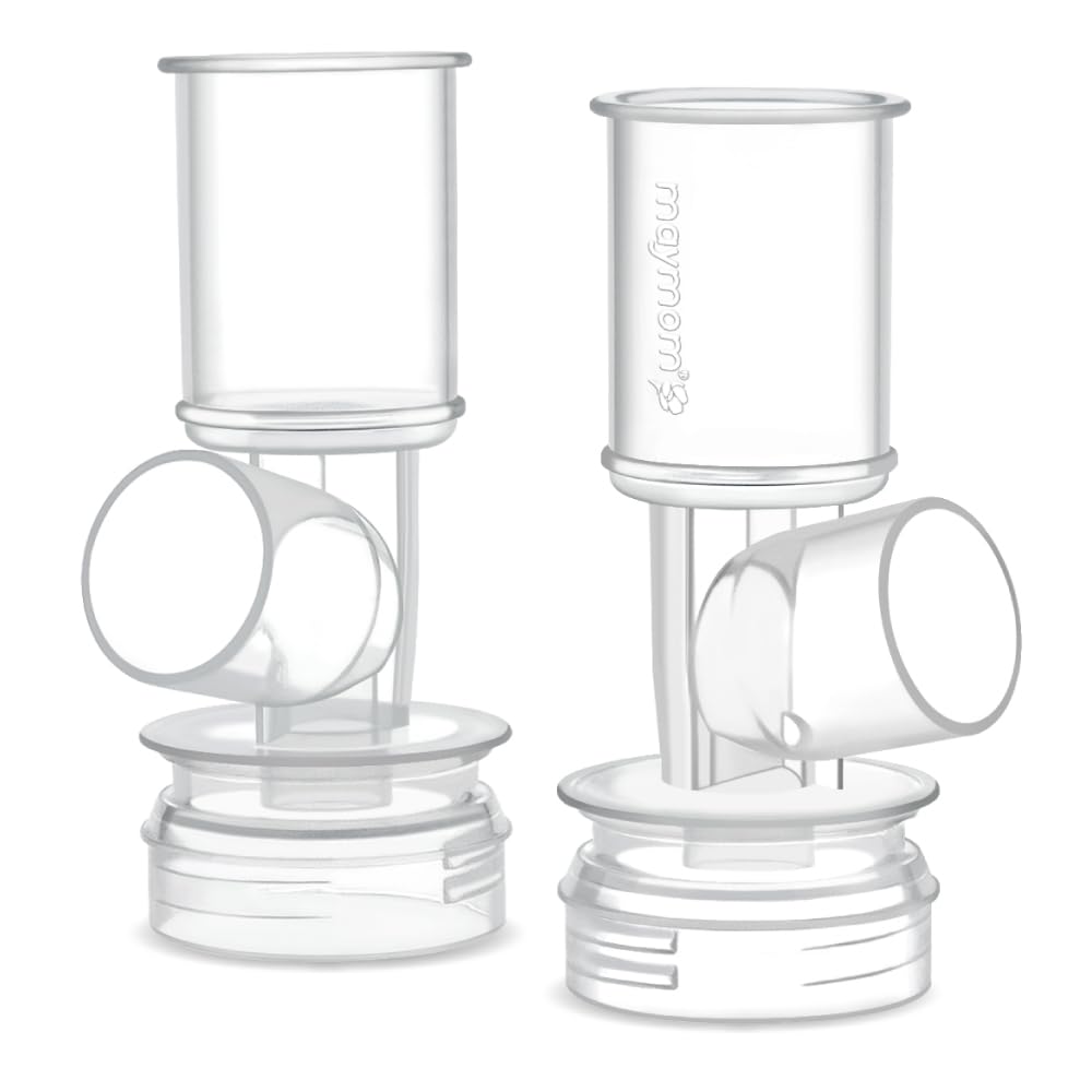 Maymom MyFit connector base narrow neck focus enables secure bottle connections.
