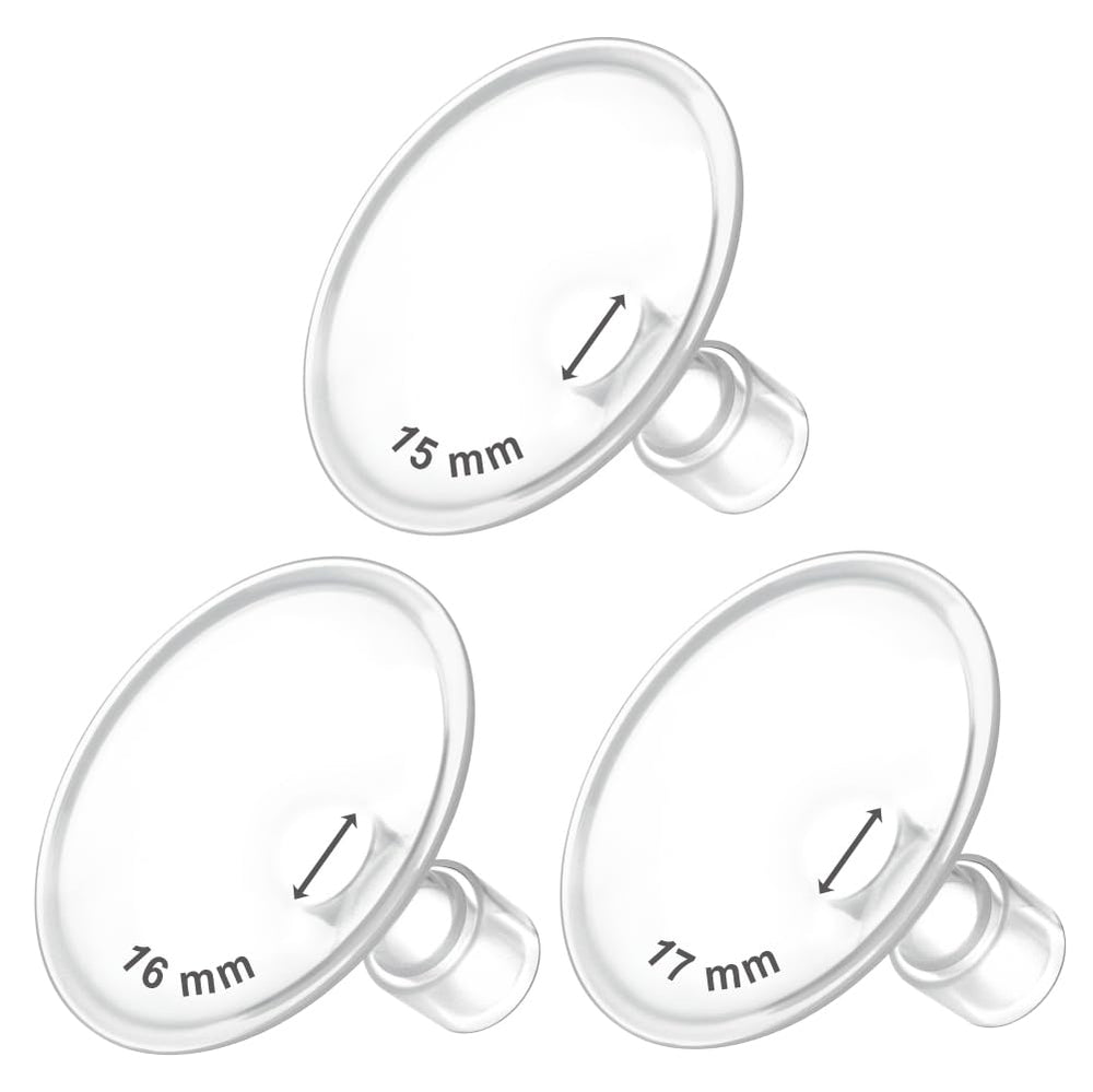 Maymom MyFit Crater Goldie Pack 15-16-17mm flanges for customizable comfort