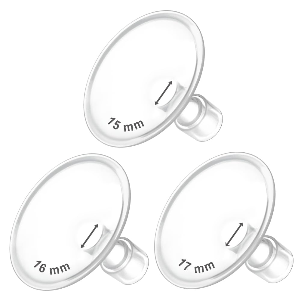 Maymom MyFit Crater Goldie Pack 15-16-17mm flanges for customizable comfort