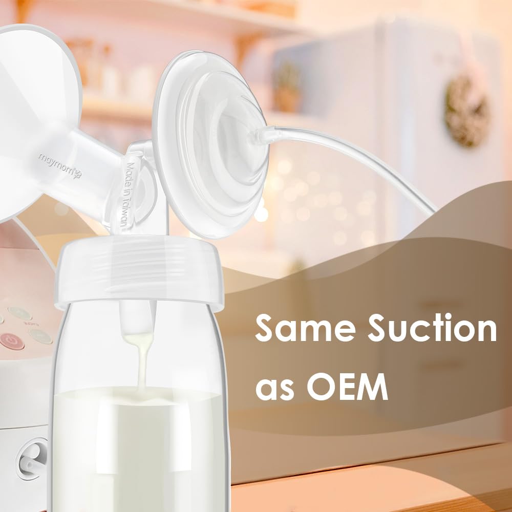 Maymom wide-mouth compatibility with Spectra, Avent, and Maymom bottles.