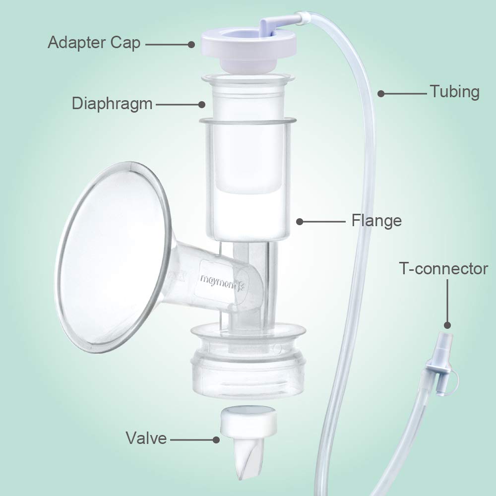 Maymom duckbill valve delivers smooth milk flow compatible with Ameda systems