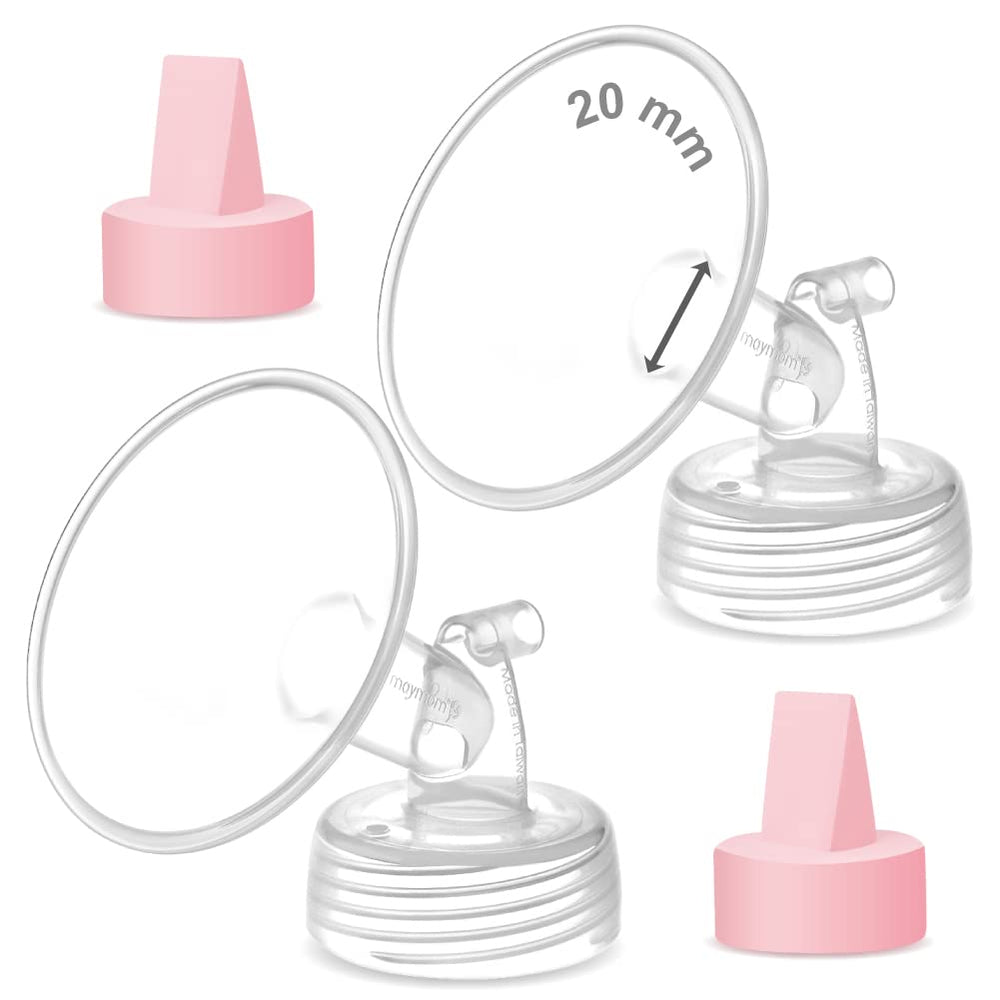 Maymom 2x 20mm wide-mouth flanges for Spectra-compatible pumps