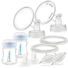 Maymom 17mm flange pair for Spectra compatibility and comfortable pumping.