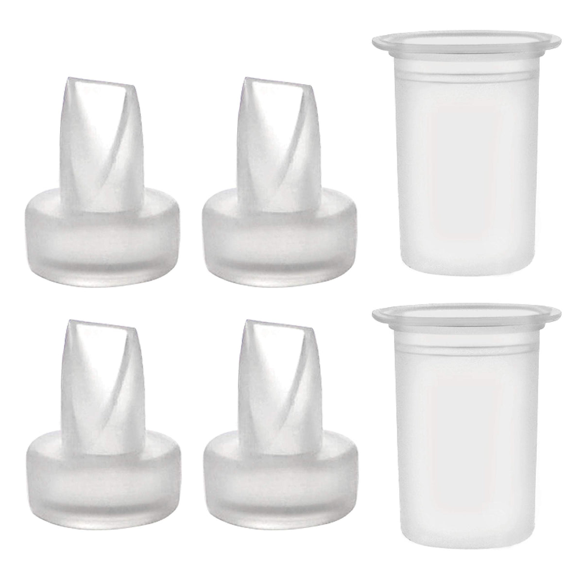 Maymom duckbill valves 4-pack for compatible Ameda models ensure consistent seal