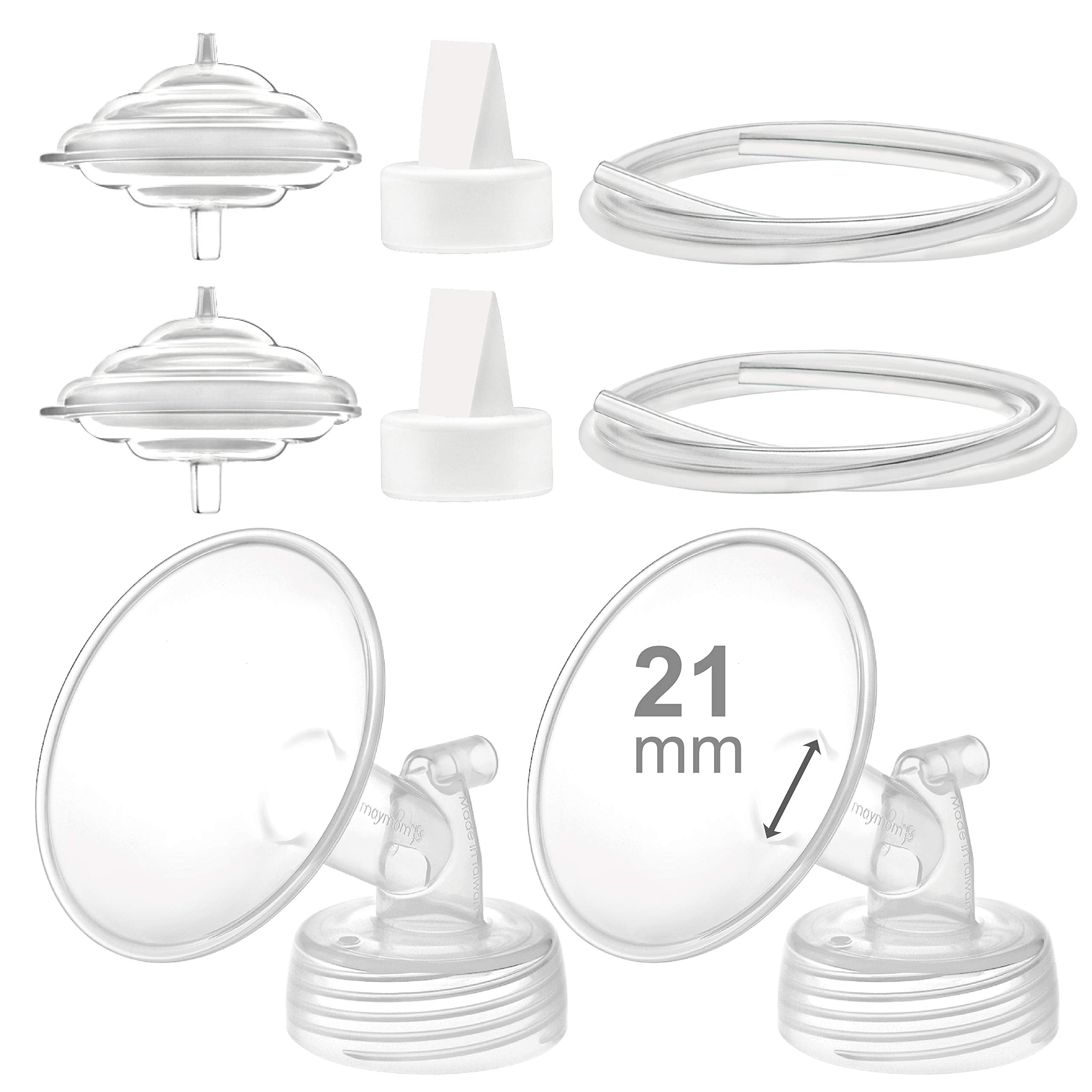 Maymom pump parts with 21mm flange for Spectra S2, offering a comfortable fit.