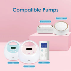 Maymom shield assembly shows separable flange for easy sanitization.