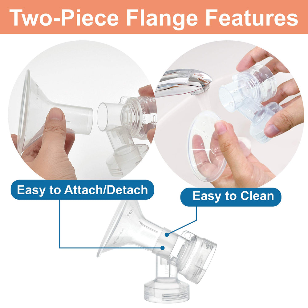 Maymom shield assembly detail showing base connector for versatile fit