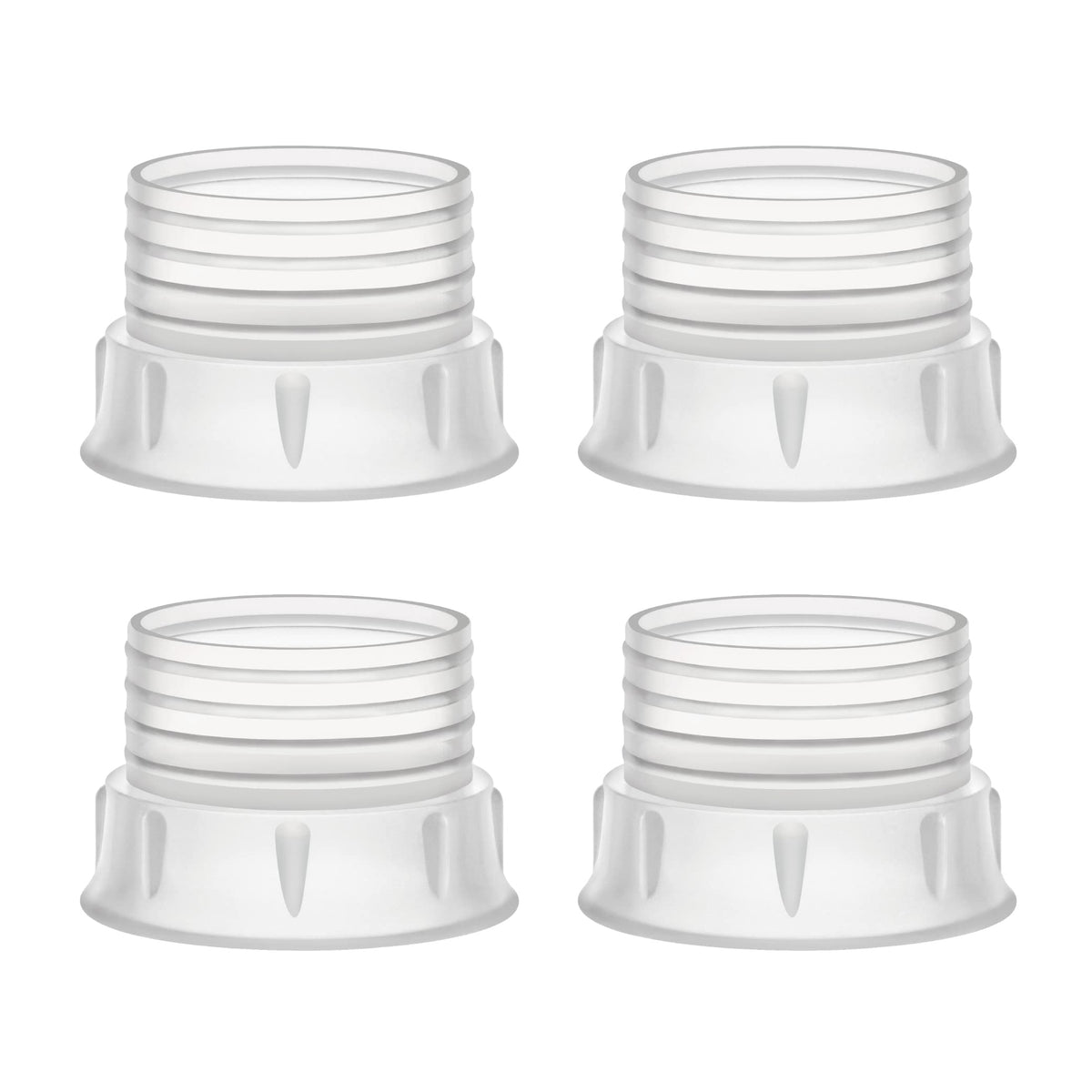 Maymom Shield Converter 4pc pack enables flexible pumping with multiple brands.