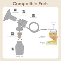 Maymom silicone diaphragm for Medela Symphony uses BPA-free material for safe daily use