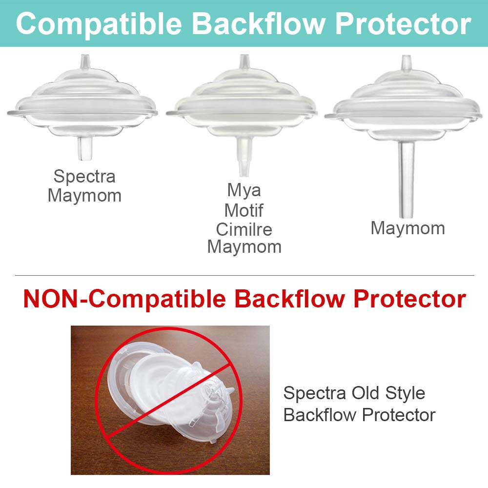 Maymom silicone membrane closeup shows durable silicone for reliable backflow protection