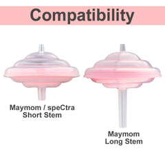 Maymom silicone membrane diaphragm for Spectra 9 Plus with long stem, compatible replacement.