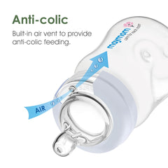 Maymom soft flexible silicone nipple provides comfortable latch and natural-feel feeding.