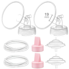 Maymom spectra-compatible 19mm flange assembly for comfortable bottle attachment.