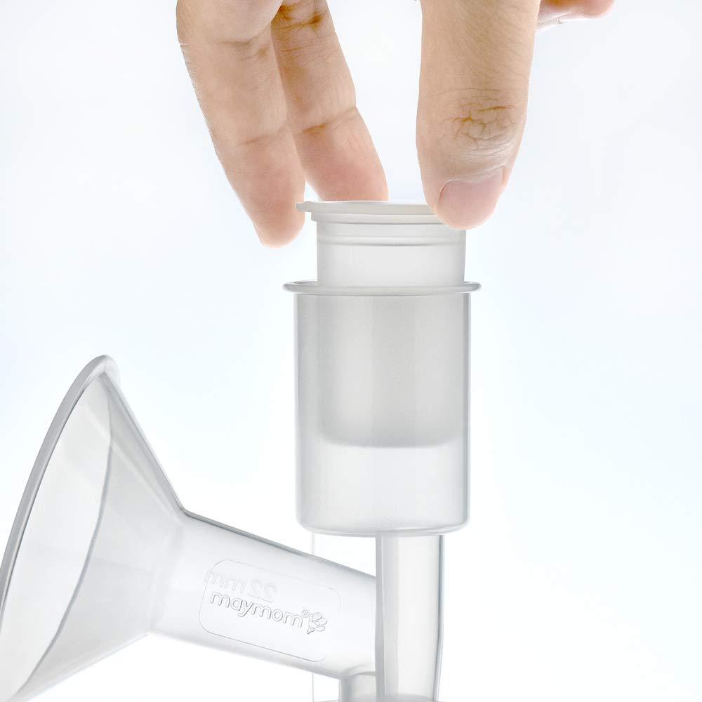 Maymom steam-safe silicone diaphragm aids thorough sanitation after pumping.