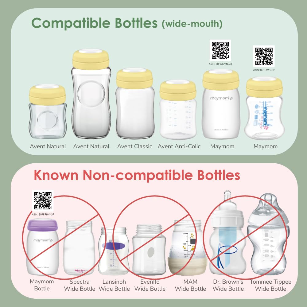 Maymom SureSeal writable disc demonstrates labeling option for easy bottle ID.