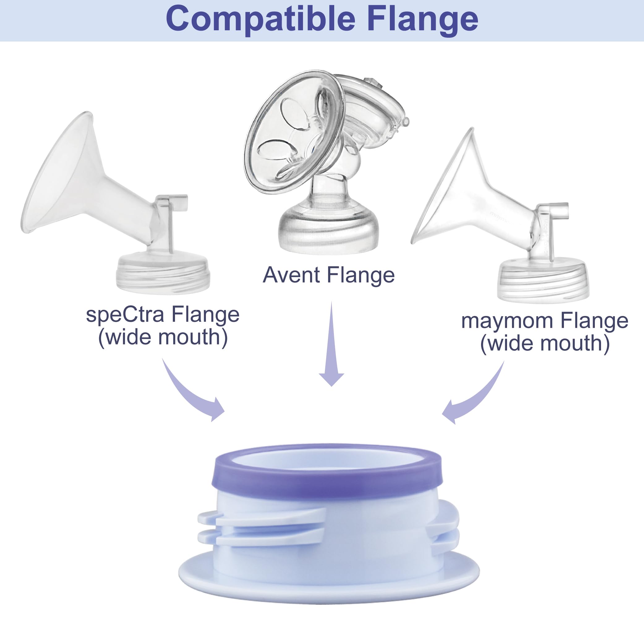 Maymom bottle-stand recommendation image shows reduced tipping when using the converter.