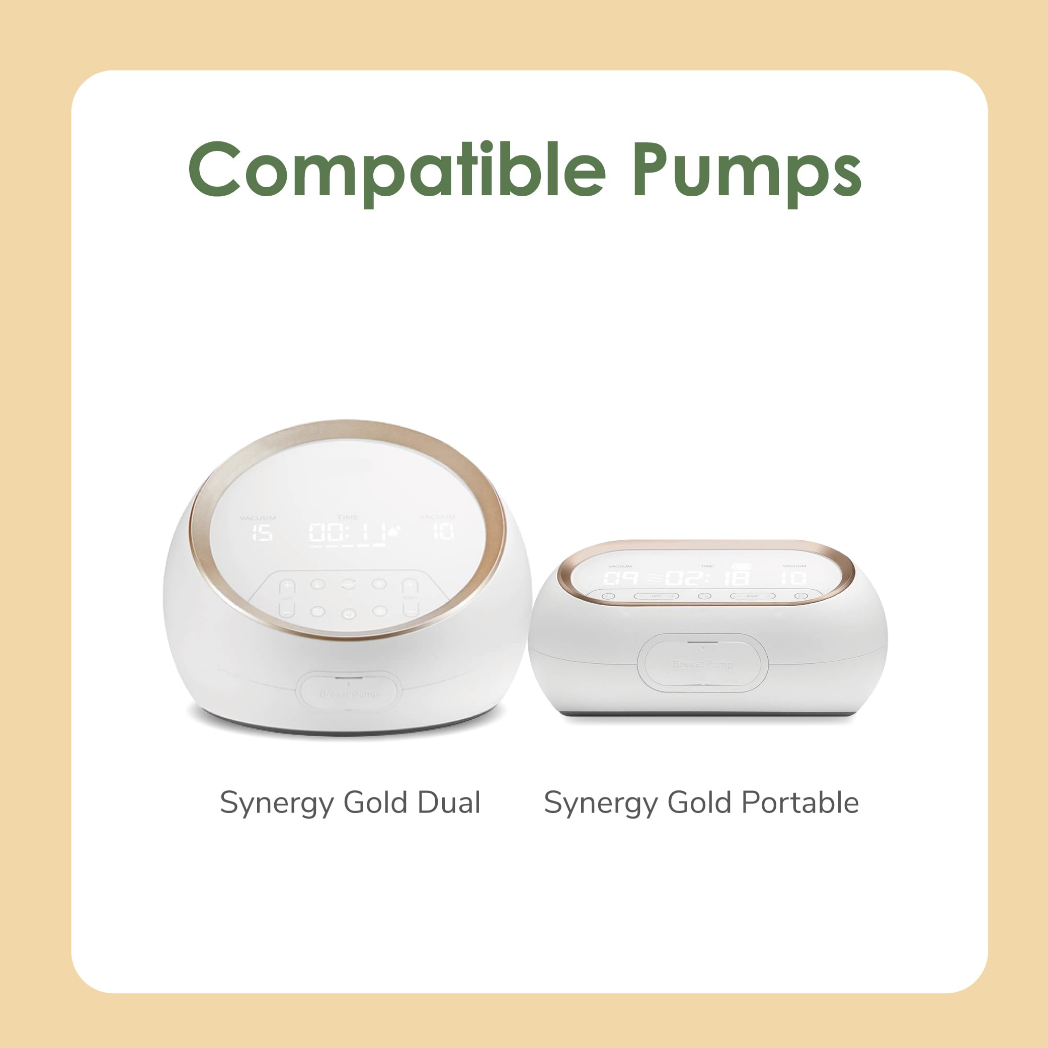 Spectra Synergy Gold dual motor compatibility helps maintain stable pressure control.