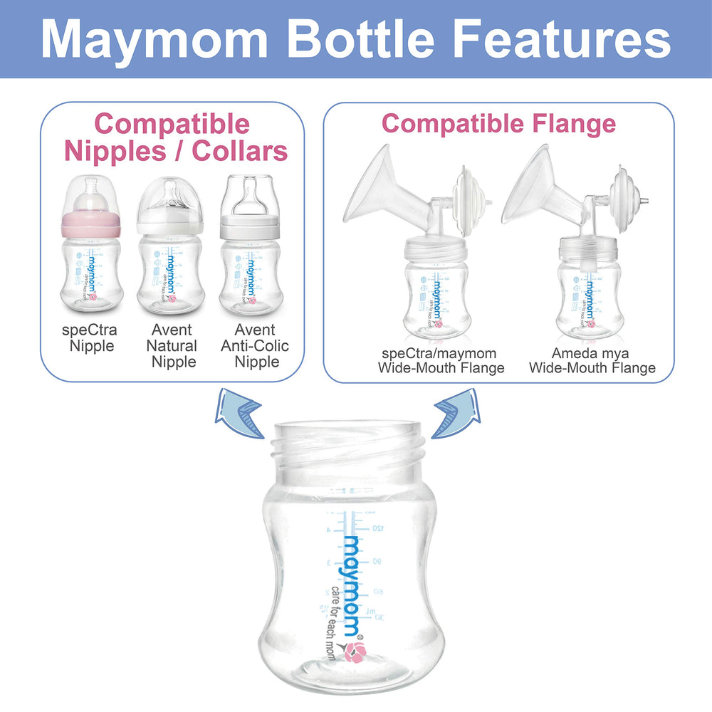Maymom tubing set for reliable suction and smooth milk transfer.