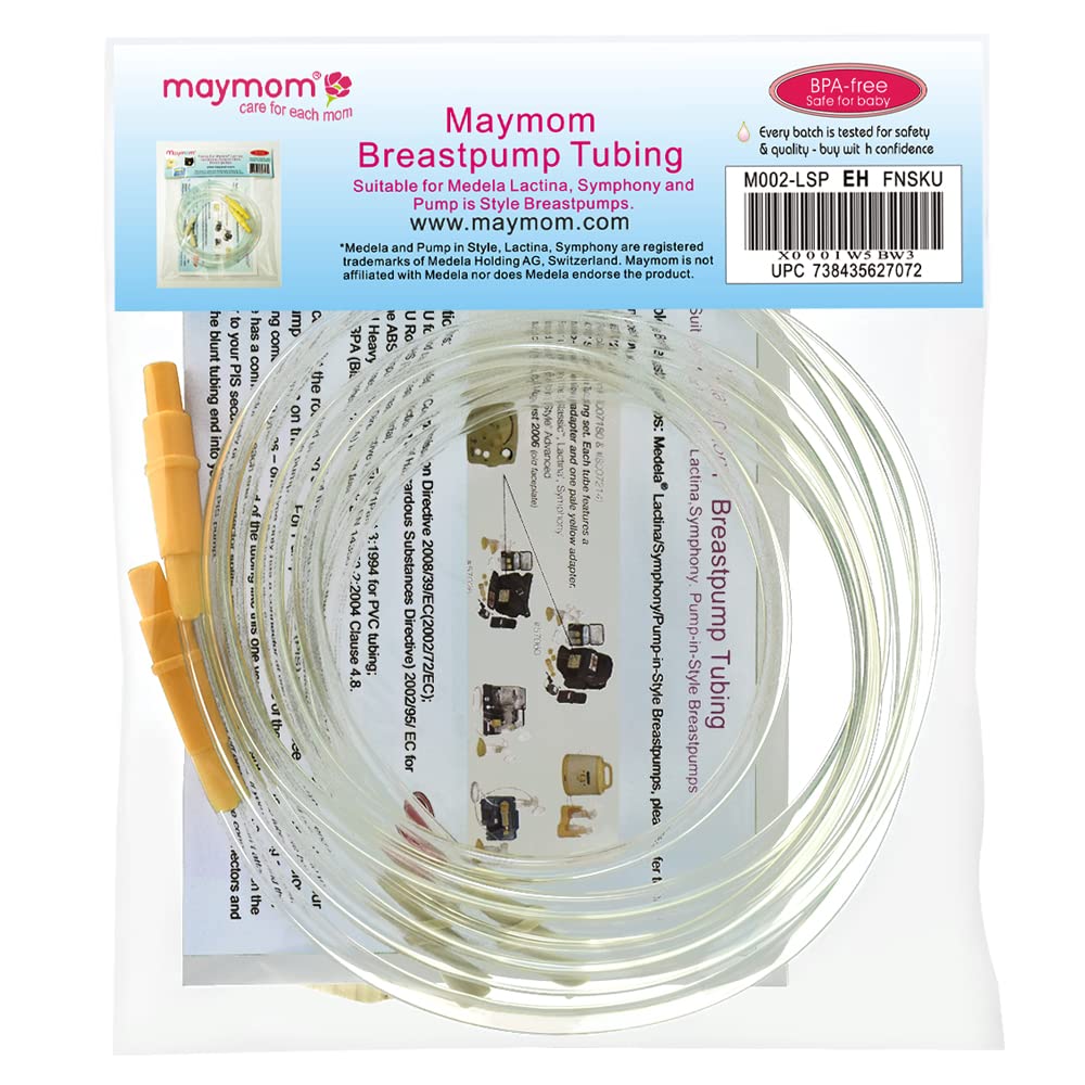 Maymom tubing for Medela Lactina and Symphony pack enables reliable compatibility during pumping sessions