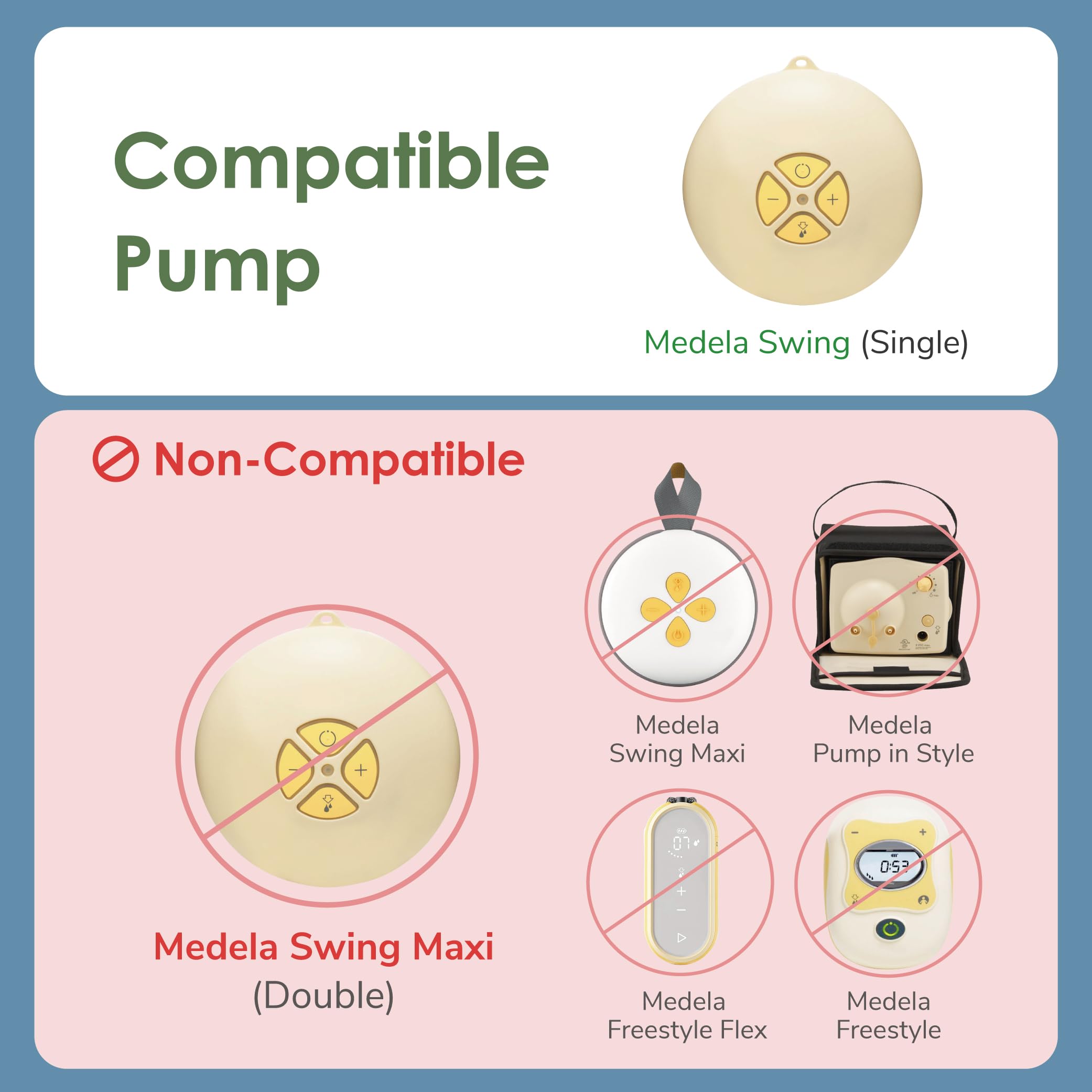 Maymom tubing for Medela Swing compatibility label confirms proper fit